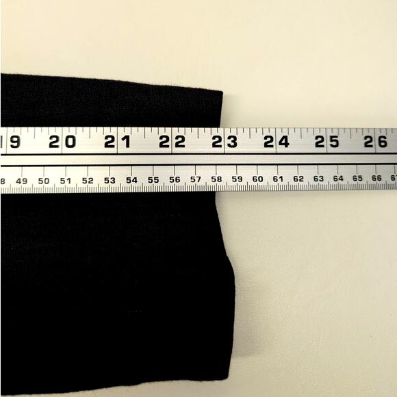 Vintage Express Blazer Women's Black Size Small Linen Blend - Picture 7 of 8